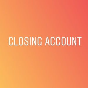 DELETING ACCOUNT SALE!!!!!